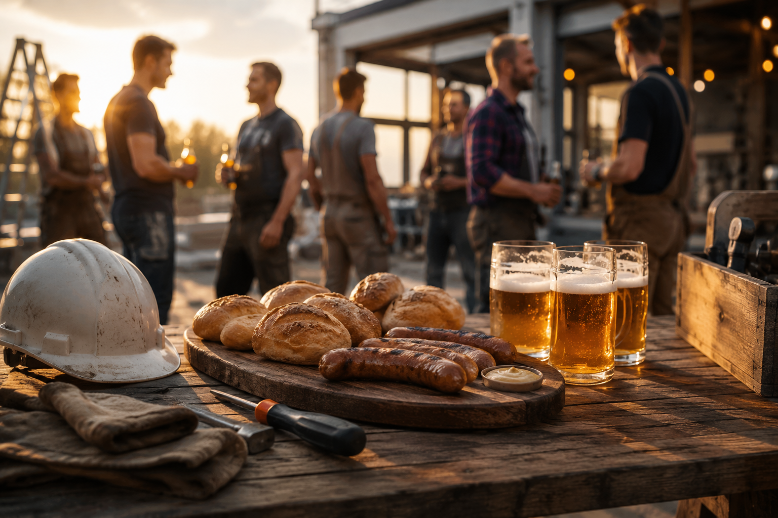 BBB (Bratwurst-Brötchen-Bier) der WFG - Fachpraktiker-Ausbildung und Energieberatung und Energieförderprogramme für Unternehmen